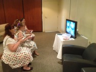 Mario Kart to warm us up for the wedding festivities